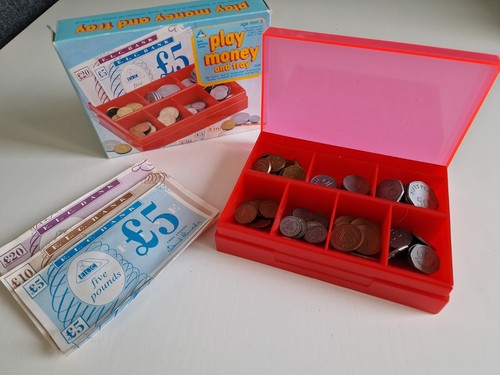 Toy money set tray - set, in