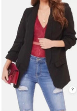 Women's Ruched sleeve blazer