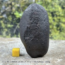 Polished Stony Magnetic Meteorite H Chondrite Genuine Morocco Space Rock