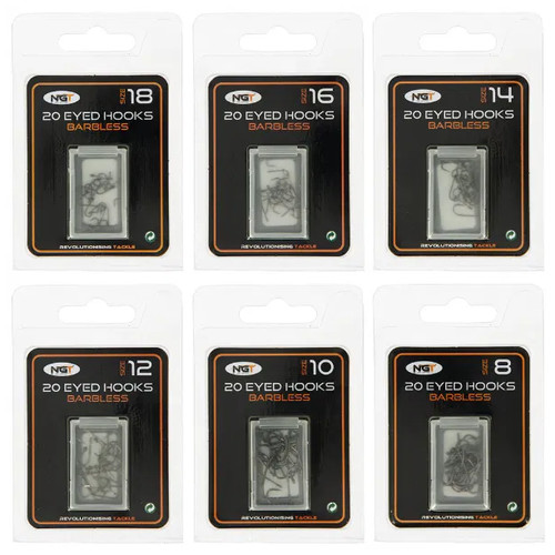 Ngt barbless eyed fishing - x,