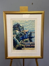 Signed Hazel Soan Terrace View