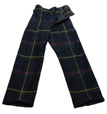 Vintage Army Trews No 8 British Scottish Tartan Hunting Stewart SDG QVS Pattern