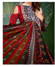 Unstitched Lawn Shirt +