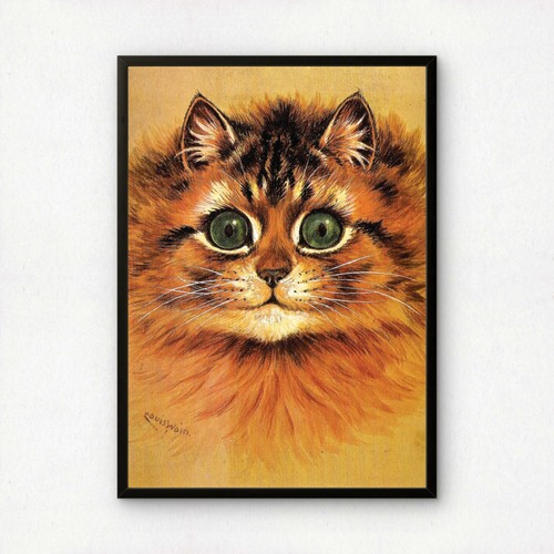 Louis wain cat print - wain, print: