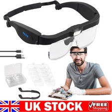 Magnifier Glasses W/Led Light
