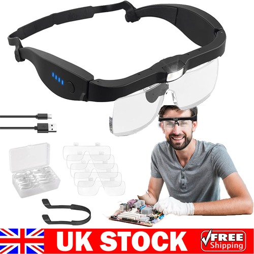 Magnifier glasses led light - magnifier,