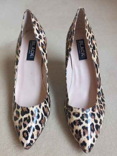 Animal print high heel - high,