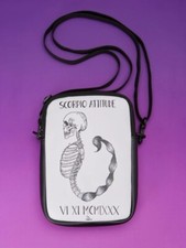 Skeleton Scorpian PU Leather Mini Crossbody Bag "Scorpio Attitude" Handbag New