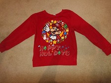 mario christmas jumper sweatshirt 6-8 h&m