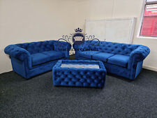 Chesterfield Sofa in Blue