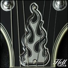 "BURN" Diecast Truss Rod Cover. Fits most Gibson Les Paul, SG, LP many more