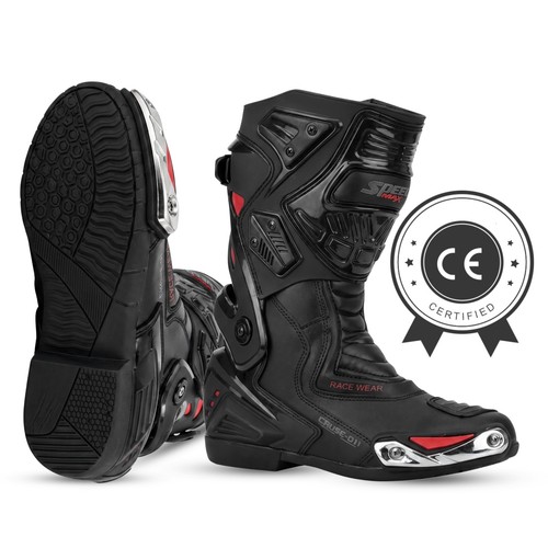 Mens red black - red, motorbike