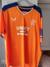 Castore Glasgow Rangers 3XL Away Shirt 2023/24 In Very Good Condition