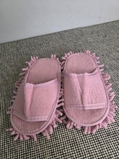 1Pair Mop Slippers Lazy Floor Foot Socks Quick Dust Polishing Cleaning Shoes UK6
