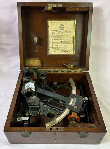 Vintage maritime sextant - maritime, j