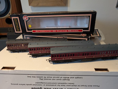 Lms coaches airfix dapol - coaches, x3,