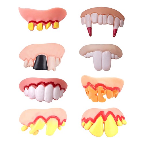 Funny fake teeth gag gift - gag,