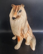 Vintage 1950,s Ceramic Collie Dog Made In Japan.