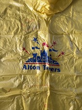 3 Alton Towers All Weather Poncho One Size Excellent Condition Yellow