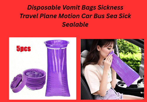 Disposable vomit bags - disposable, sickness