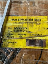 Galvanised Wire Nails 65mm X 2.65mm 25kg Box - Barn Find