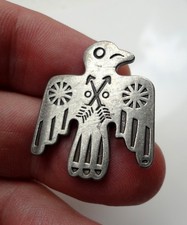 Native American Indian Thunderbird Totem Navajo pin badge brooch Country Western