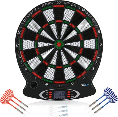 Electronic dart board set - board,