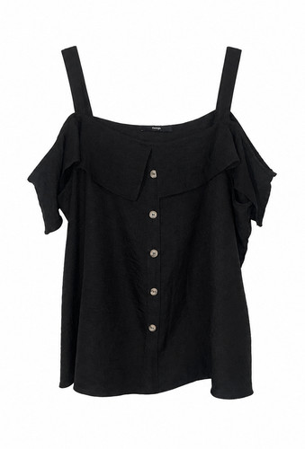 George black cold shoulder - george,