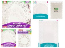 Doilies - Decorative Table Wear  - Choose Shape & Style - All Occasions