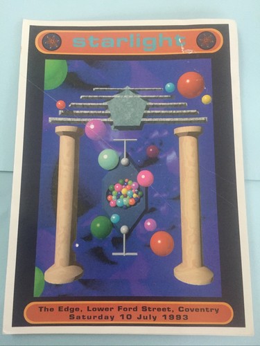 Rave flyer starlight the - a4, at