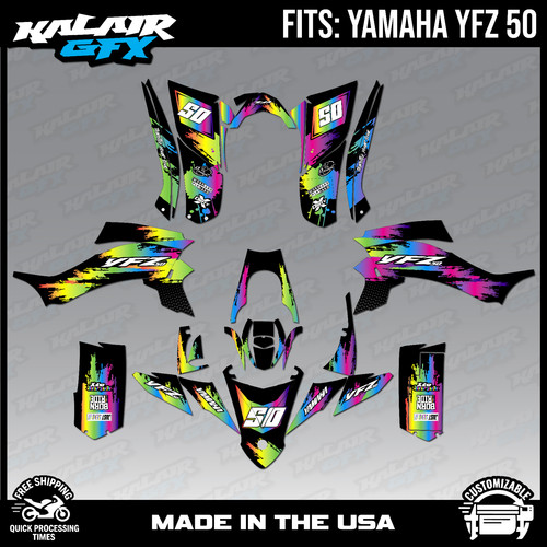 Graphics kit for yamaha yfz - kit,