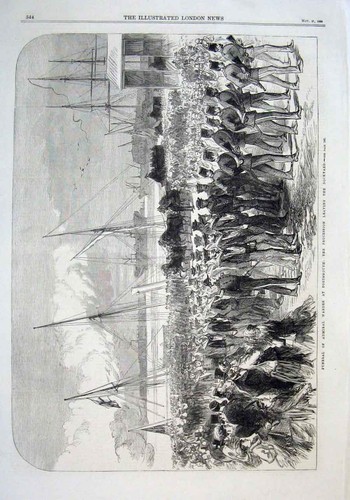 Original old antique print - antique,