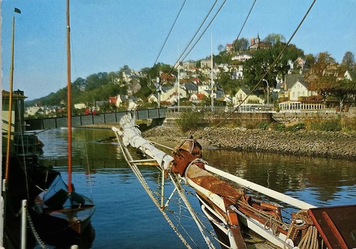 Postcard hamburg blankenese - postcard,