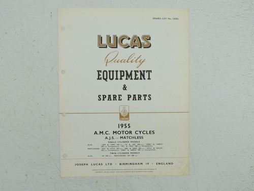 1955 lucas amc - amc, ajs