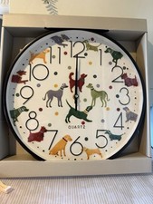 Emma Bridgewater inspired polka dogs clock