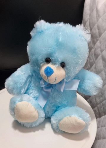 Cute blue white - cute, plush