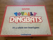 Vintage Totally Dingbats Board Game by Waddingtons 1990 - (10yrs+) ~ Complete