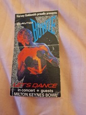 David BOWIE. Serious Moonlight Tour. Milton Keynes Bowl. Concert Ticket 1983