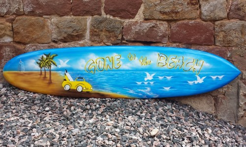 Surfboard wooden ornamental - surfboard,