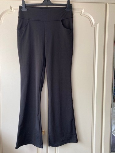 Women black bootcut - black, jersey