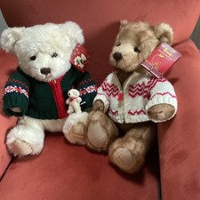 2 Harrods Christmas Bears Perfect with tags 2006 and 2011
