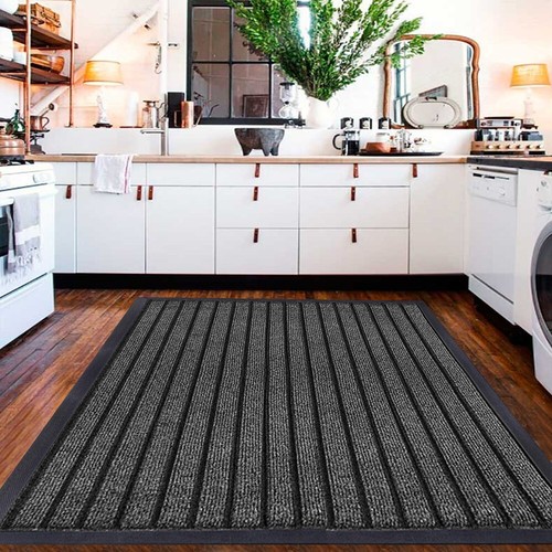 Heavy duty rubber barrier mat - duty,