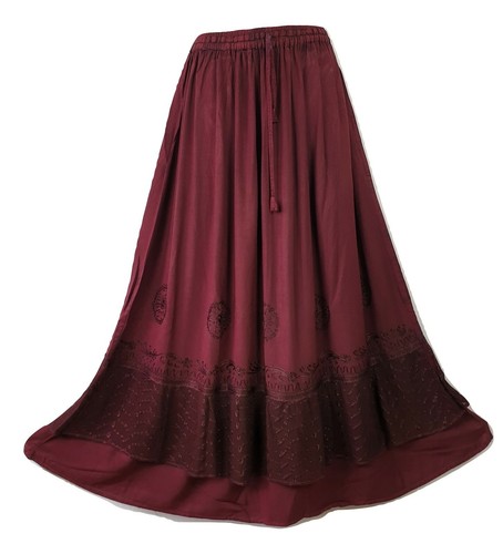 Plus size maxi skirt medieval - maxi,
