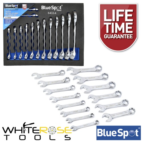 Bluespot stubby spanner set - bluespot, in