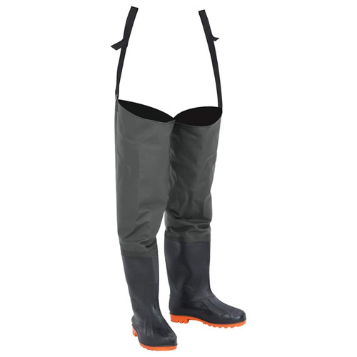 Hip waders dark green pvc - dark,