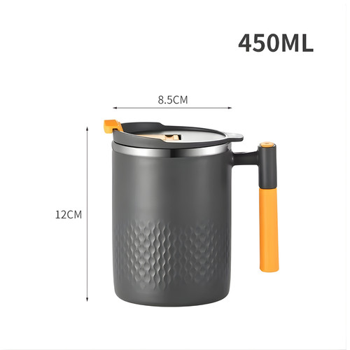 Stainless steel thermos mug - steel,