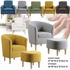 Fabric Tub Chair Armchair Sofa