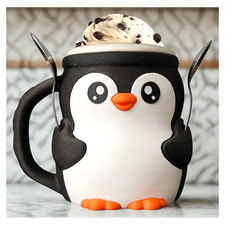 Penguin Ice Cream Holder, Ben