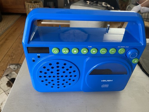 Retro blue bush wave player - retro,