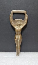 Vintage Brass Risqué Bottle